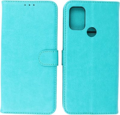 Bestcases - Motorola Moto G30 - G20 - G10 Hoesje - Book Case Telefoonhoesje - Kaarthouder Portemonnee Hoesje - Wallet Cases - Geschikt voor Motorola Moto G30 - Moto G20 - Moto G10 - Groen
