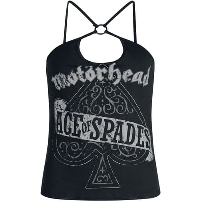 Motörhead Top - Ace Of Spades - M tot XXL - voor Vrouwen - zwart