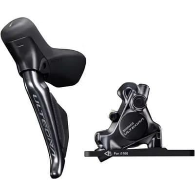 SHIMANO Ultegra Di2 Schijfremset Voor Links ST-R8170 + Disc Brake BR-R8170 - Remset Voor / Links