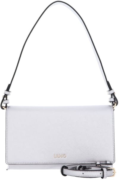 LIU JO Schoudertas East / West Crossbody Bag Silver Zilverkleurig