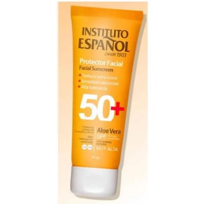 Gezichtszonnebrandcrème Aloë Vera Tube Spf 50+ 75 ml