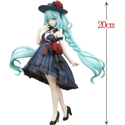 Figurines Anime Hatsune Miku 20cm Trio Try iT Figurine d'Action Figurines Anime Kawaii Modèle Jouet Cadeau Modèle de Collection PVC white
