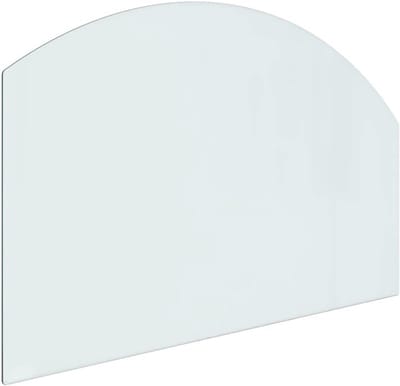 Vuurplaats glazen plaat 80x50 cm - vlamdichte en vonkbestendige vloerbedekking