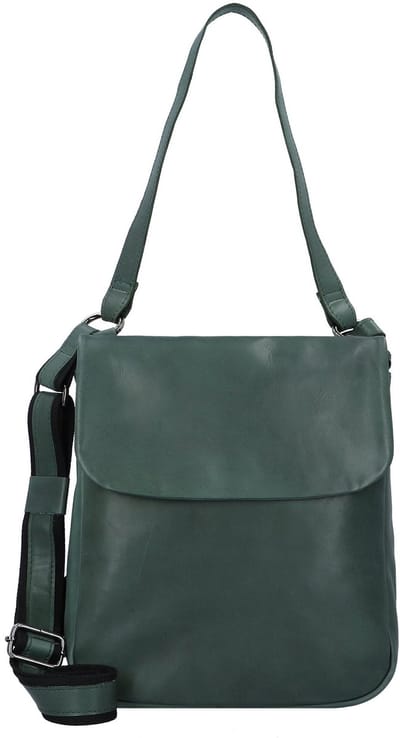 HAROLD'S Leren schoudertas Caugio Handbag Double Up Green groen