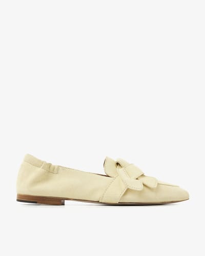 VIA VAI Lola Rayne Loafers Dames - Suède - Geel - Maat 36
