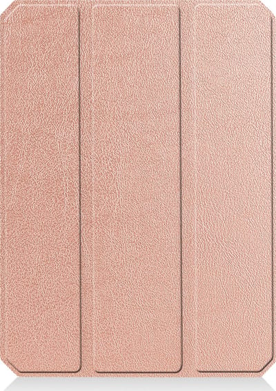 Hoesje - Geschikt voor Apple iPad Mini 6 (2021) - 8.3 inch - 6e Generatie - Dun & Stevig - Trifold Bookcase - Hard Cover Case - Met Uitsparing Geschikt voor Apple Pencil - Hardcover Book - Tablet Hoes - Rosé goud