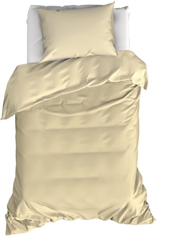 Moodit Dekbedovertrek Basil Sand - Eenpersoons - 140 x 220 cm - Katoen