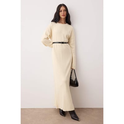 Dames maxi-jurk, recht model, lange, casual/dagelijkse A-lijn jurk met hijab