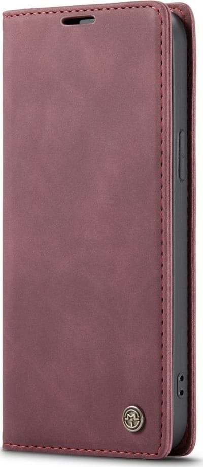Caseme Telefoonhoesje geschikt voor Apple iPhone 12 Pro Max Hoesje Bookcase Portemonnee - Rood