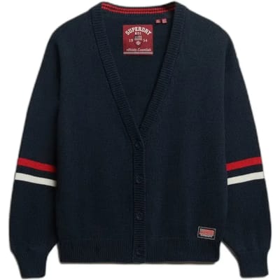 Superdry - Wijdvallend gebreid vest - Dames - Cardigans