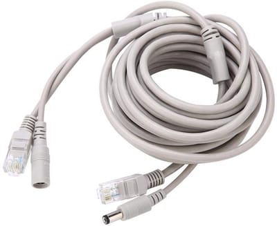 Allecto - Cctv Kabel - 2-in-1 Ahd Video Stroomkabel - Flexibel en