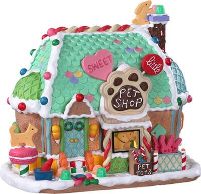 Lemax - Sweet Little Pet Shop- B/o (4.5v) - Kersthuisjes & Kerstdorpen