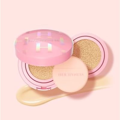 HER HYNESS - Nude Air Anti-Acne Serum Cushion SPF 50+ PA++++ with Refill 21N Light (12g x 2)