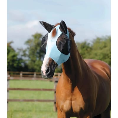 Anti-Vliegenmasker voor paarden Premier Equine Comfort Tech Lycra