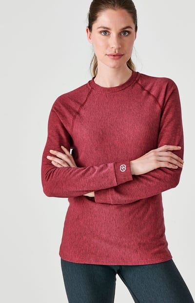 Damart - T-shirt met ronde hals, Comfort Thermolactyl® 4, dames - Dames - Roze - 34-36 (XS)