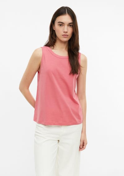 T-shirt van jersey met ronde hals en vrouwenmotief s.Oliver