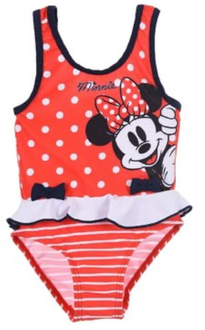 Disney Minnie Mouse Baby Badpak - Rood - Maat 74