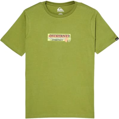 Quiksilver Specialize T-shirt Met Korte Mouwen Groen 14 Years Jongen