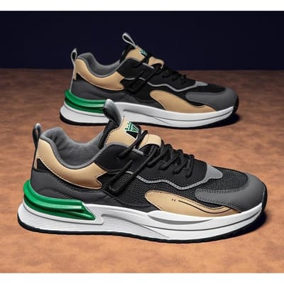 Heren Hardloopsneakers Designer Klassieke Schoen Lente Herfst Nieuwe Mode Lichtgewicht Outdoor Hardlopen Casual Schoenen 44 zwart
