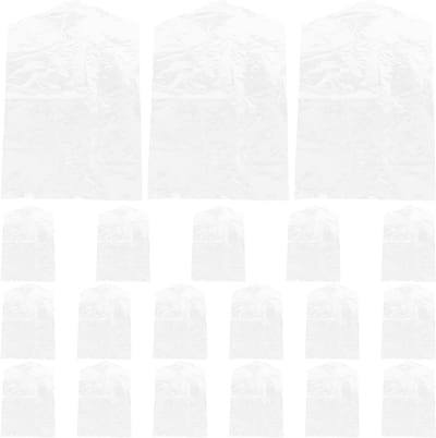 Kledinghoezen - Beschermhoezen - Kleding Opbergen - Stofvrij - 20 Stuks - Transparant