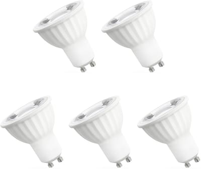 Spectrum LED Lamp GU10 6W - 230V - 410 Lumen - 3000K Warm Wit - Gezellig licht - Energiezuinig - 5 stuks
