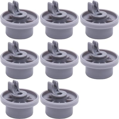 Solidchoice - Set van 8 Universele Vaatwasserwielen voor Onderste Bovenkorf