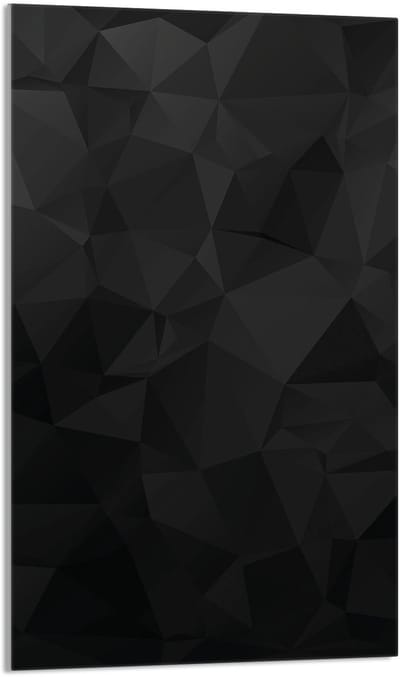TMK ArtDeko - Snijplank van Gehuld Glas - 30x52 cm - Zwart