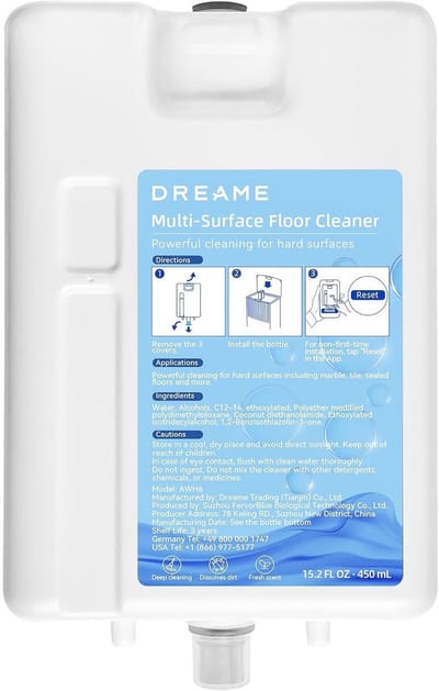 Dreame L20 Ultra en L30 Ultra Origineel Reinigingsmiddel (450ml, AWH6-450A)