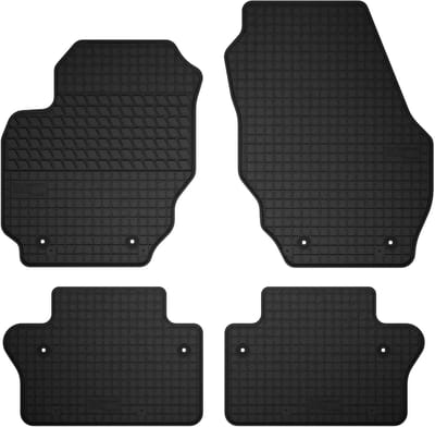 Wielganizator SolidTread - Volvo V70 III Kombi - Gum Matten - 2007-2016 - Zwart