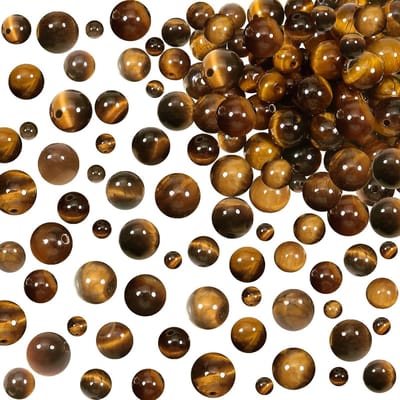 100 Stuks 4mm 6mm 8mm Natuurlijke Tiger Eye Edelsteen Kralen voor Sieraden, DIY Armbanden en Kettingen