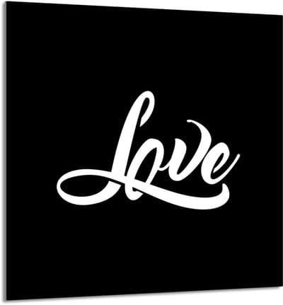 TMK ArtDeko - Garde S57 Serie - Glazen Keukenpaneel - 60x65 cm - Zwart