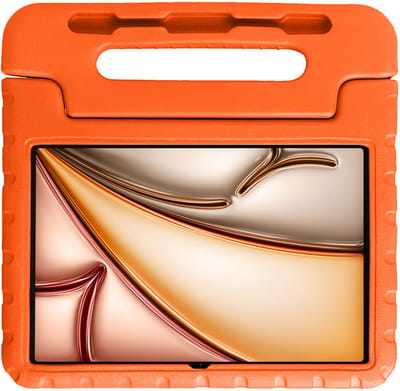 Hoesje - Geschikt voor Apple iPad Air M3/M4 (2025/2026) - 11 inch - Kinderhoes Shockproof Bumper - Kidsproof Case - Tablet Hoes - Kinder Hoes Cover - Oranje