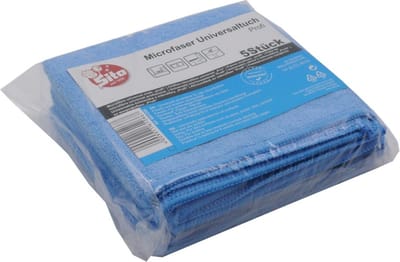 Microvezeldoekjes profi blauw 5 stuks - 32x32cm.