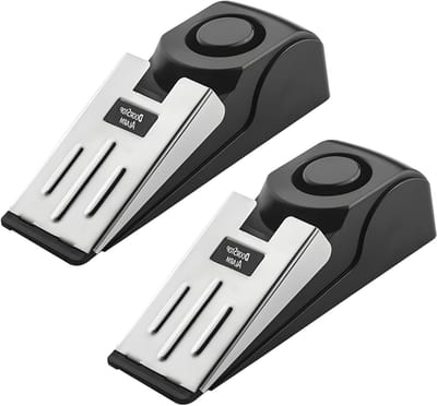 ByShane - Deurstopper Alarm met Dubbele Bescherming en 120dB Sirene voor Thuis en Hotel - Zwart