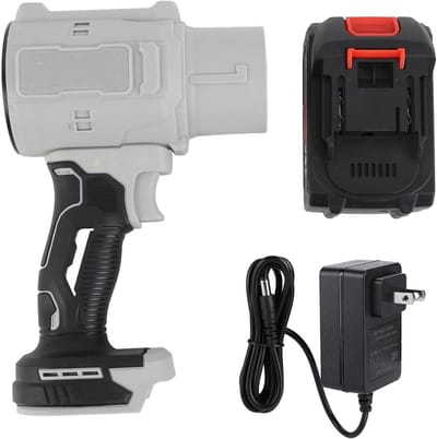 Draagbare Stofreiniger - Luchtblazer Elektrisch - Stof Verwijderen - Krachtige 130.000 Tpm - 33 x 18 x 16 cm - Wit