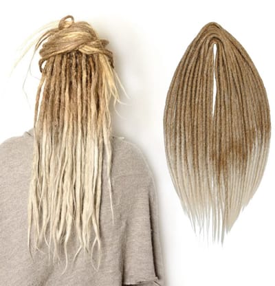 Dailygoods- Dreadlocks Extensions 20 Inch - Synthetische Dreads - Dun 0,6 cm - 10 Strengen - Lichtgewicht - Eenvoudig te installeren - Haarextensions
