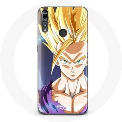 Case voor Huawei p30 lite Dragon Ball Manga Goku Boos gezicht