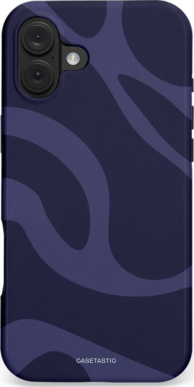 Casetastic Hoesje Geschikt voor Apple iPhone 16 Plus MagSafe - Stijlvolle Beschermende Duo-layer Case - Diepzee Marine Golven