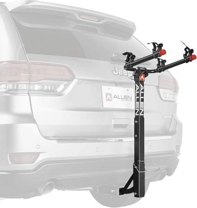 Deluxe 2-Bike Hitch Mount Rack - Ideaal voor Fietsen op Reis