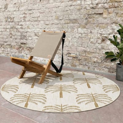 Rond buitenkleed Oase jute - Interieur05 - Rond 200 Ø - (L)