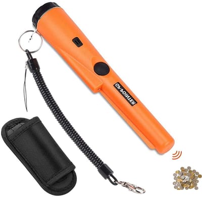 Pinpointer Metaaldetector – Hoge Gevoeligheid, 360° Detectie, Audio & Trilling Alarm, Waterdicht, Lichtgewicht voor Munten, Sieraden en Schatzoeken