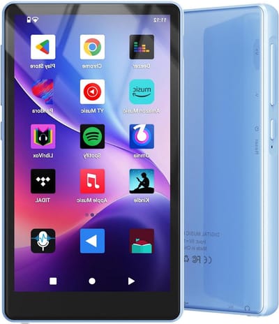 MP3 Speler Bluetooth Wifi - Muziekspeler Draagbaar - Muziek Streamen Luisteren - 4.5-inch HD Touchscreen - 160GB Opslag - Blauw