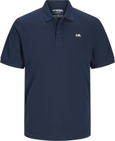 Jj Rebel Rebel Logo Korte Mouw Poloshirt Blauw S Man
