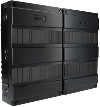EMAT lege groepenkast 48 modules 440x360mm - zwart (85260004)