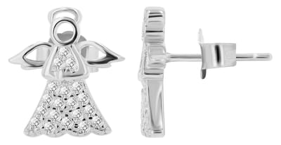 AKZENT Akzent Dames Oorbellen "Liss" van 925 Sterlingzilver, gerhodineerd, duurzaam