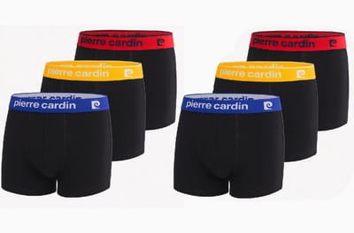 Pierre Cardin - Heren Boxershorts 6-pack – Black Edition – Zwart – Comfort katoen - Maat M