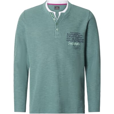 Jan Vanderstorm herren Sweatshirt - 60/62 - groen - Plus Size