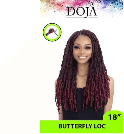 DOJA BUTTERFLY LOC 18'' color 1