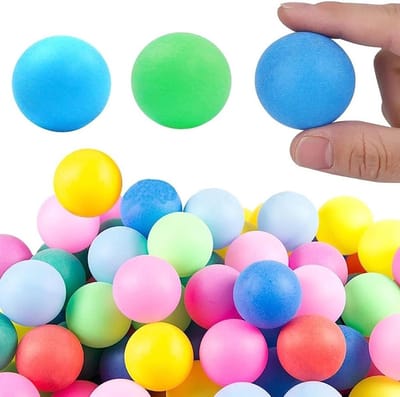 50 stuks tafeltennisballen - gemengde kleur - speelgoed - leuke tafeltennisset - trainingsping-pongballen - voor volwassenen en kinderen - tafeltennis pretpark familiespellen .