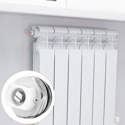 4 Stuks Radiator Ontluchtingspluggen - 1/2" Ontluchtingsschroeven